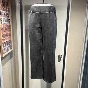 wide leg grey pants by jess and jane